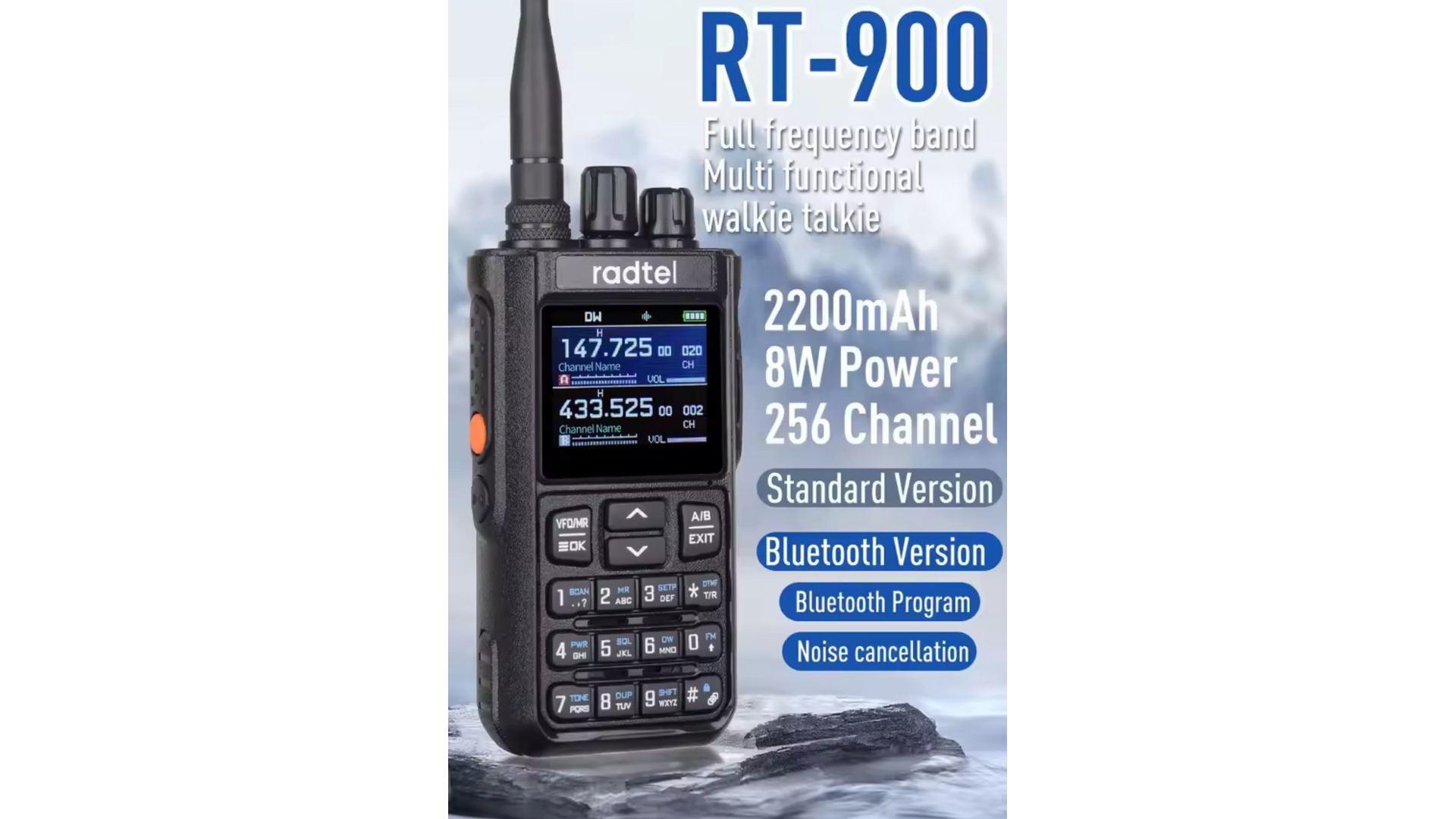 Radtel Rt-900 10w MultiBand,AM,FM,AirBand,CB