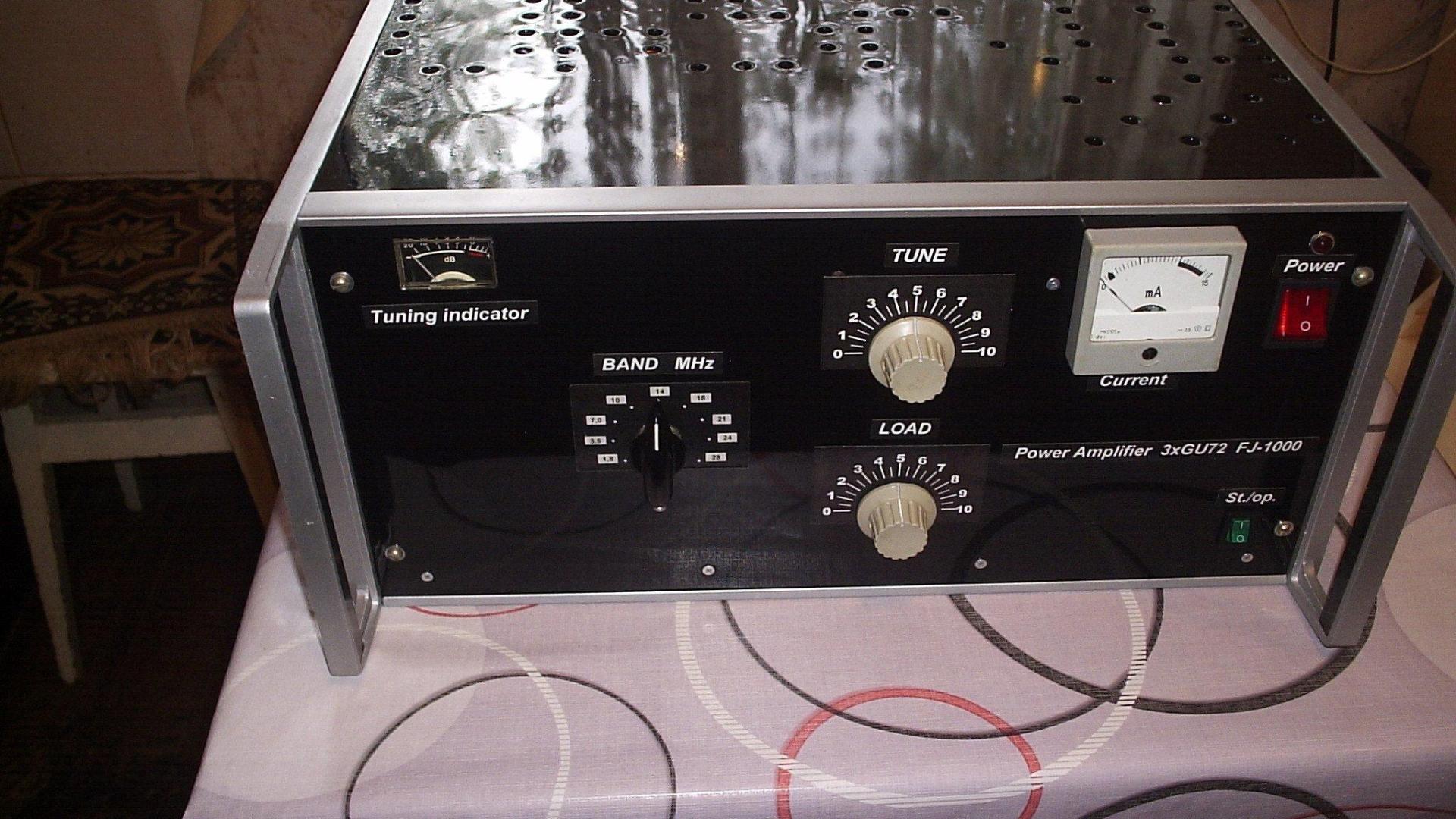 КВ усилвател с 3ХGU72 КВ усилвател с 3ХGU72