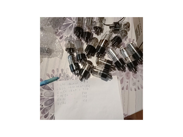 Различни руски радиолампи