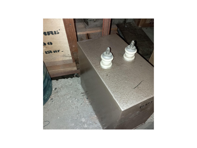 8мкф 9кв маслен кондензатор TESLA