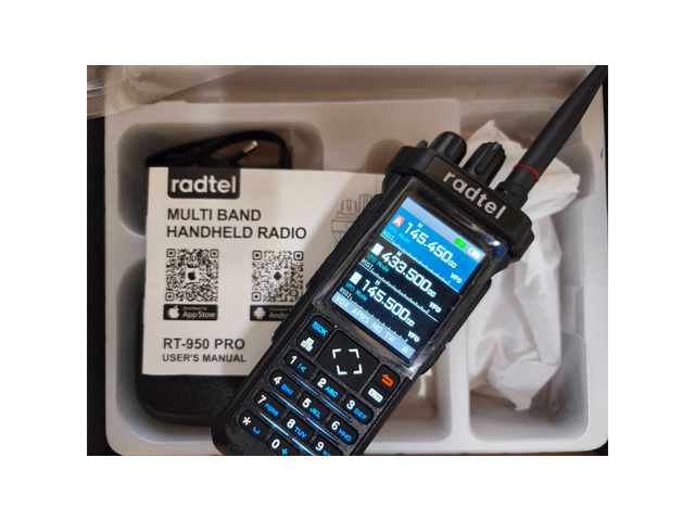 Radtel RT-950 PRO GPS APRS Bluetooth - чисто нови