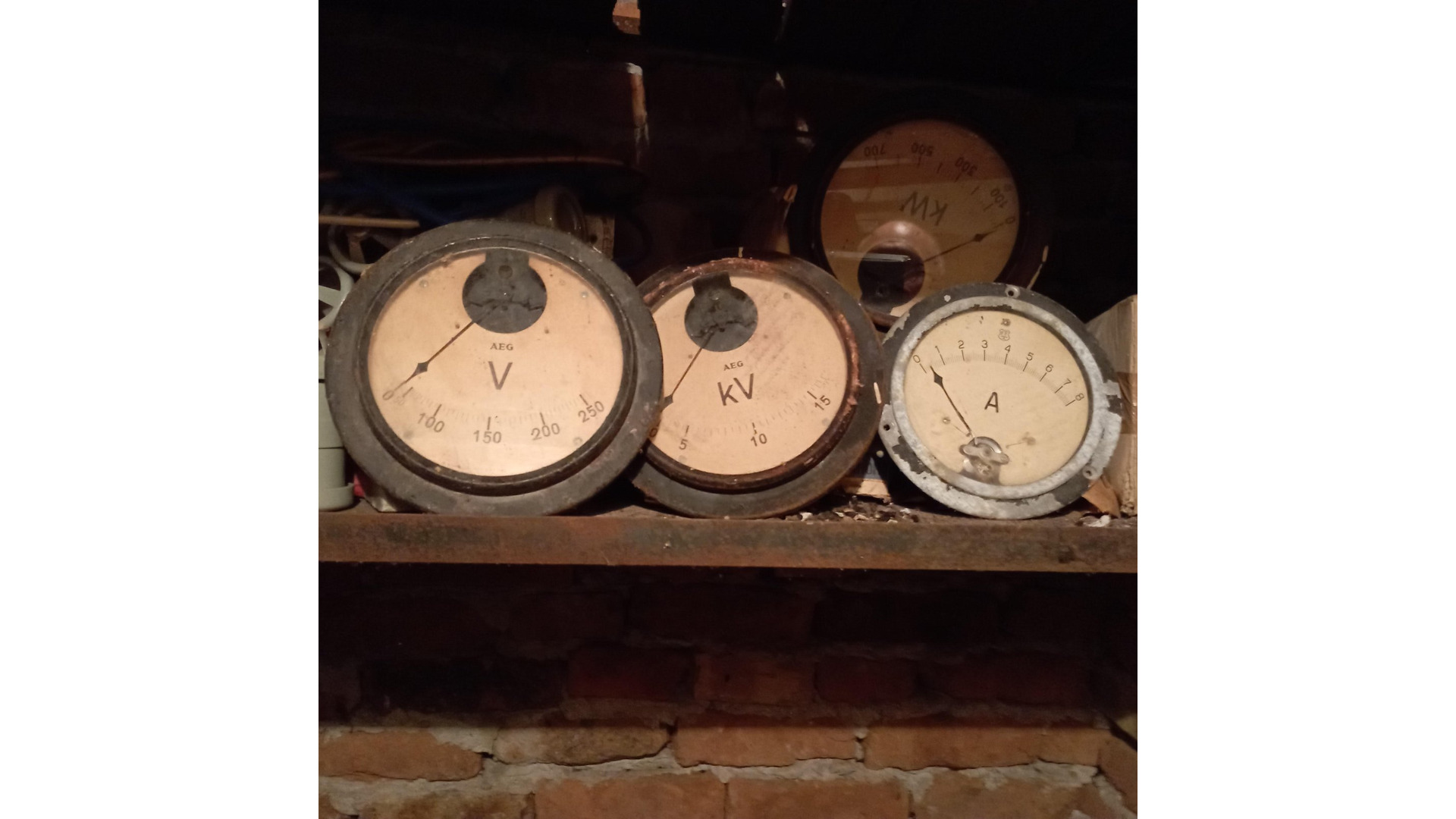 Оригинални измервателни системи от Немски радиопредавател -1936г