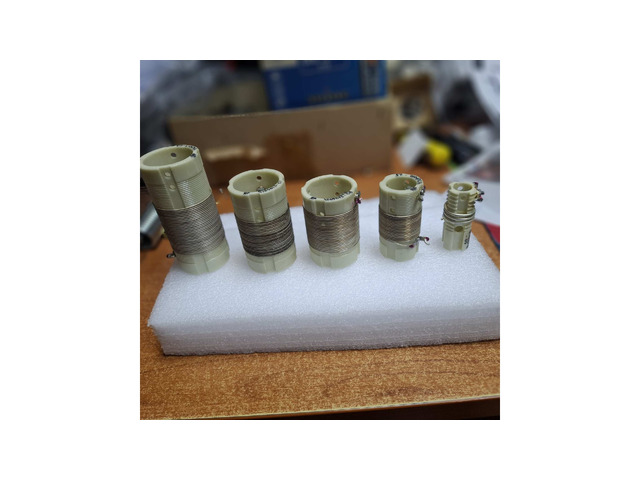 Продавам керамични  бобини навити с посребрен проводник