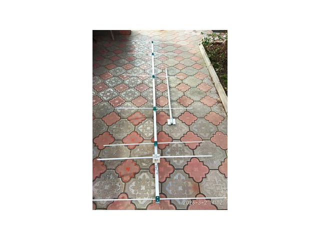 7-елементна Яги антена за 144 MHz (2 метра) – SSB/FT8/FT4