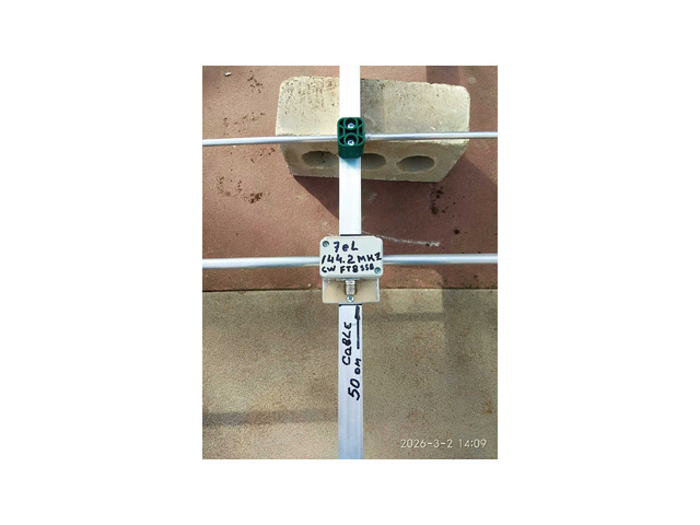 7-елементна Яги антена за 144 MHz (2 метра) – SSB/FT8/FT4