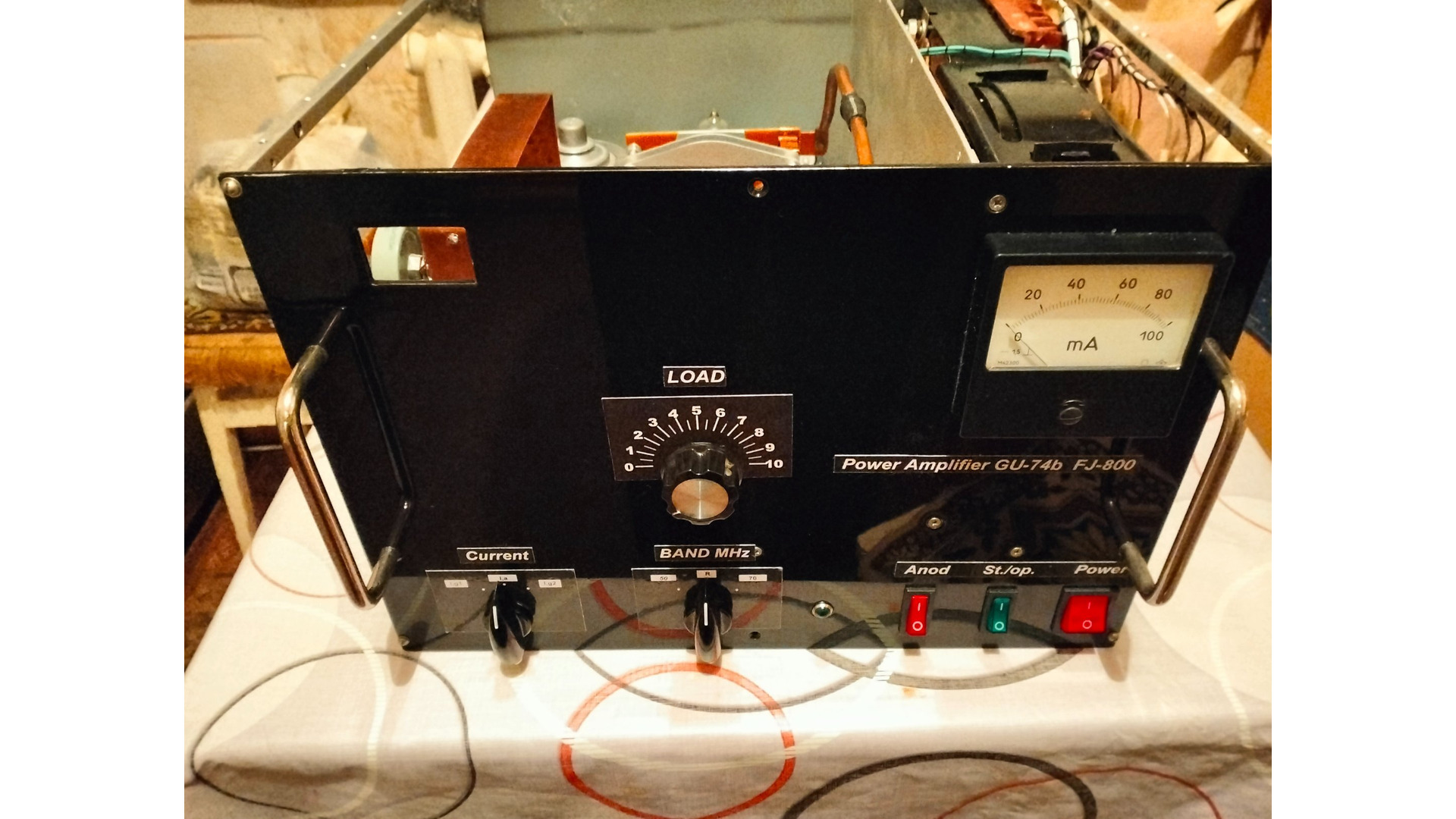 Усилвател 50/70 MHz с GU74