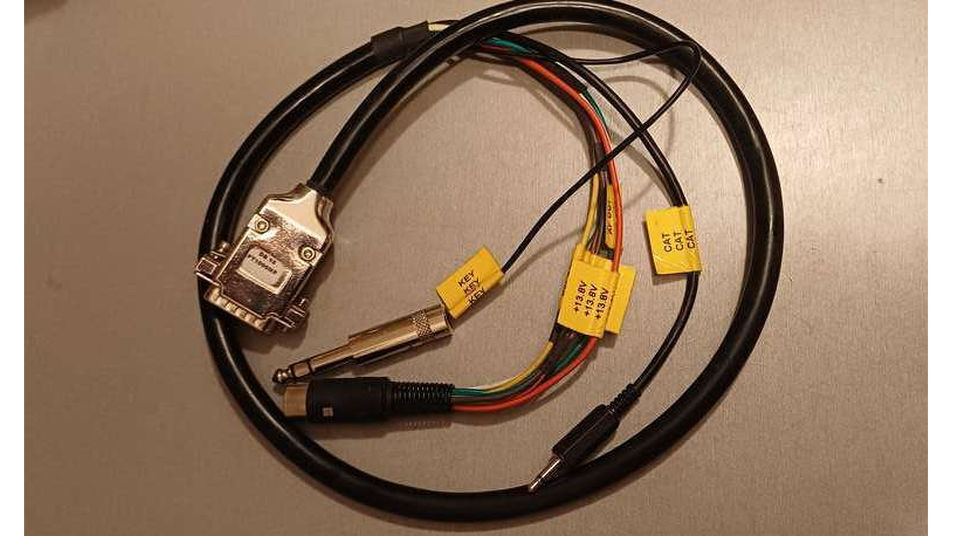 Microham DB-15 FT-1000MP кабел